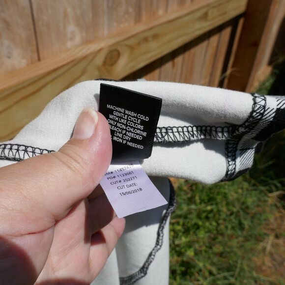 Torrid 00 Pencil Skirt Black White Purple Plaid Faux Corset Bodycon Size 10 M - Picture 6 of 6